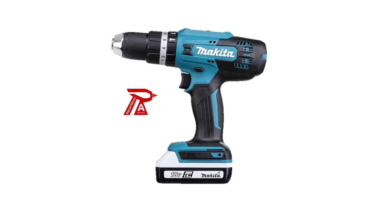 دریل شارژی چکشی 18 ولت ماکیتا Makita HP488DWE دریل شارژی چکشی 18 ولت ماکیتا Makita HP488DWE